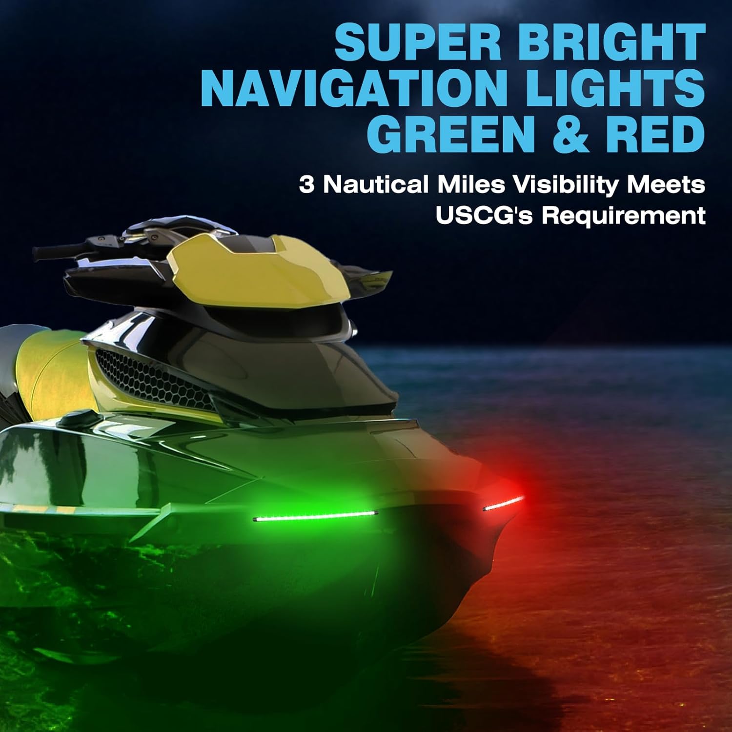 Boat Navigation Lights Red and Green, Bow Lights for Boats LED, Marine Running Lights Waterproof 12V for Night Fishing Small Boats and Pontoon - Image 6