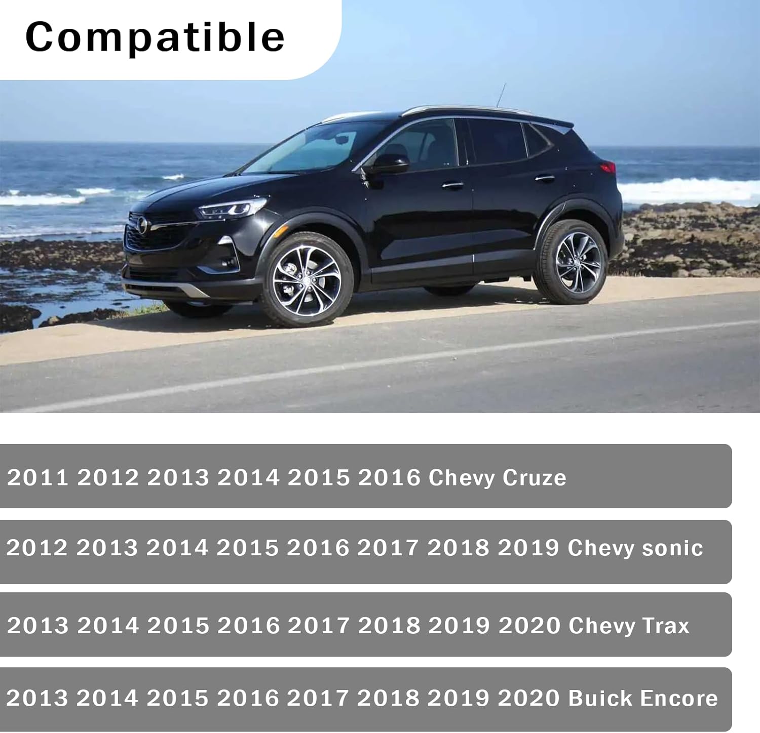 Belt Tensioner Assembly With Pulley With Serpentine Belt Compatible With 2011-2016 Chevy Cruze 2012-2019 Sonic 2013-2020 Trax 2016 Cruze Limited 2013-2020 Buick Encore Replace#55565236 5PK1400 - Image 5