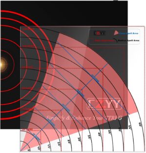 Cone Spell AOE Template Acrylic Are...