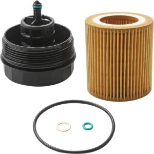 Engine Oil Filter Housing Cover Cap...