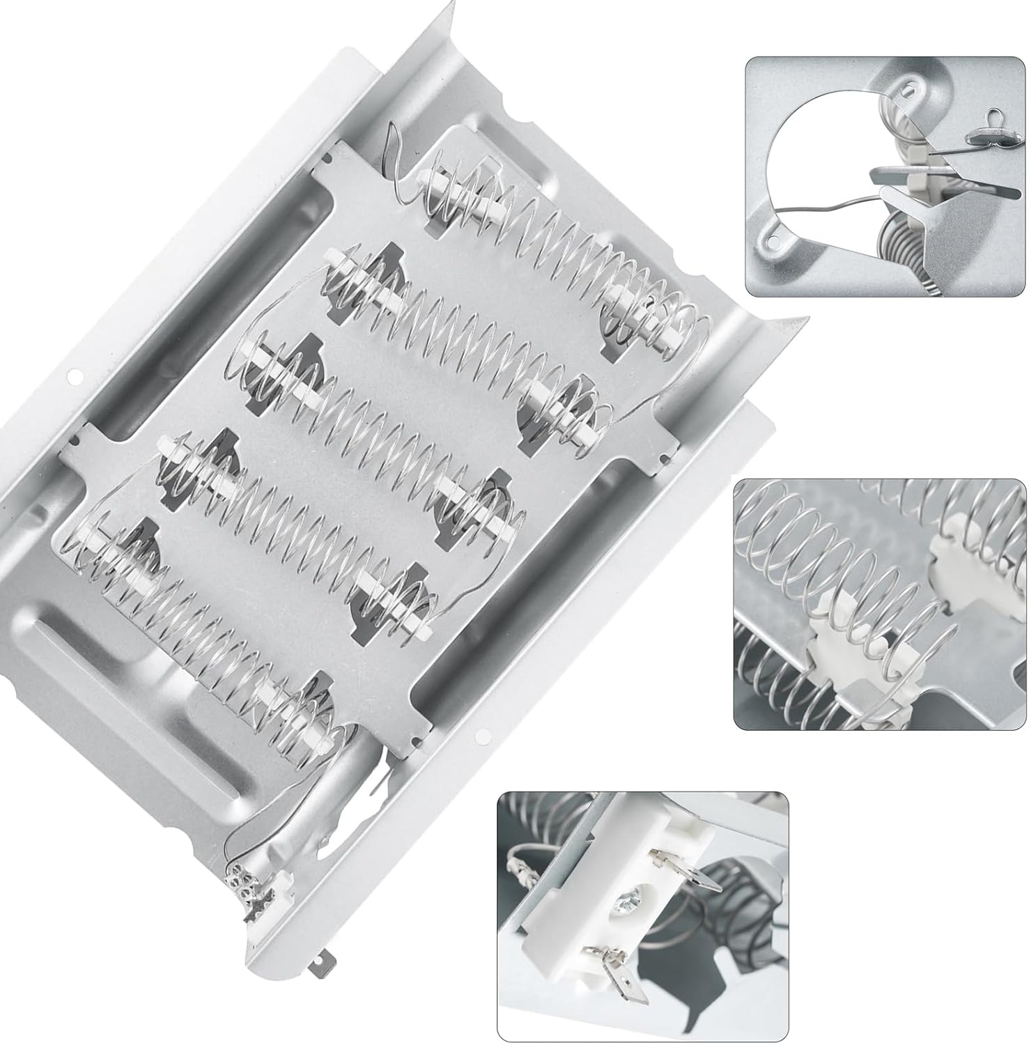 Dryer Heating Element Kit for Whirlpool WED4850HW0, WED49STBW1, WED4900XW0, WED4950HW0, WED4800XQ0, WED4800XQ1, WED4616FW0 Replacement - Image 4