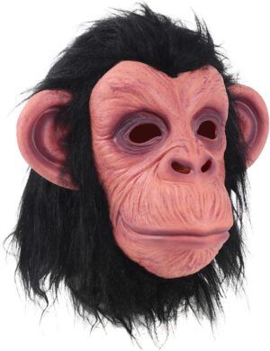 Monkey Mask Latex Full Head Animal ...
