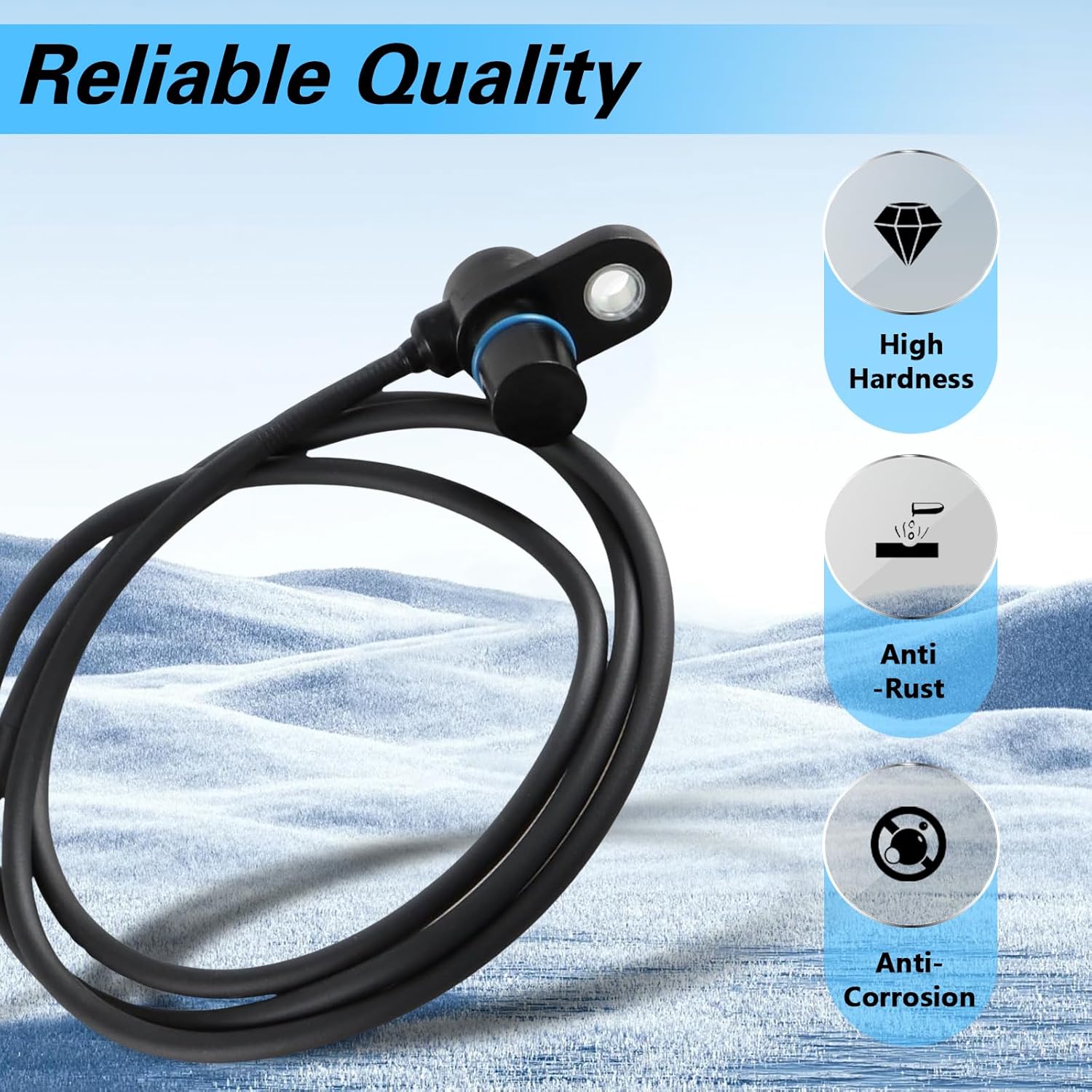 Crankshaft Position Sensor Compatible with Touring Dyna Electra FLHT FLHR FXD Wide Glide Road King 2000 2001 2003 Replace#:32798-00B - Image 2