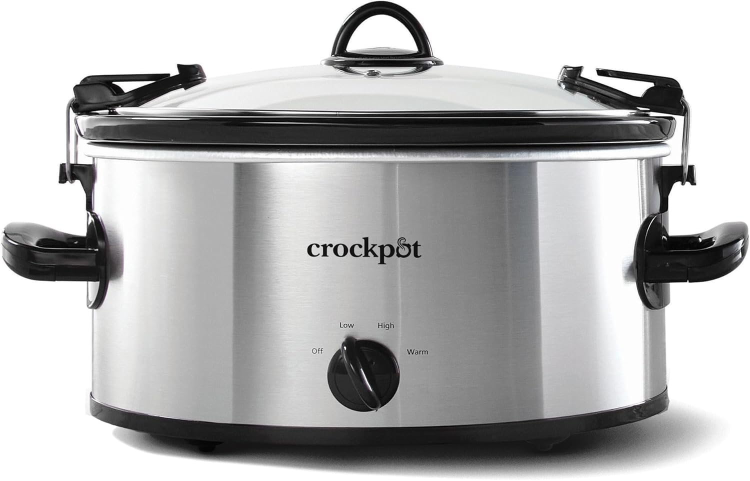 Crock-Pot SCCPVL600S Cook' N Carry 6-Quart Oval Manual Portable Slow Cooker, Silver