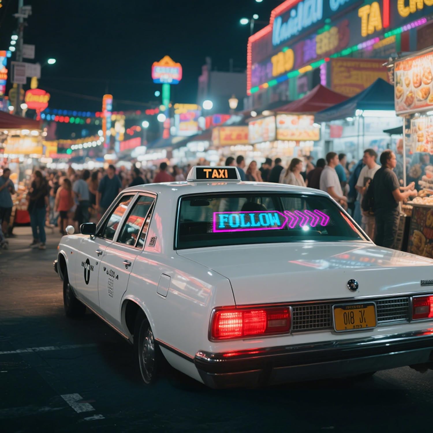 2PC Devil Eyes LED Lights for Car/Truck/SUV Windshield - 23.6"x4.71", App Control, IP68 Waterproof, USB-Powered - Image 9