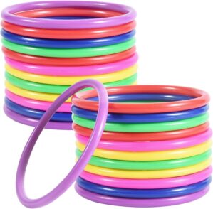 OBTANIM 24 Pcs Plastic 3 Inch Ring ...