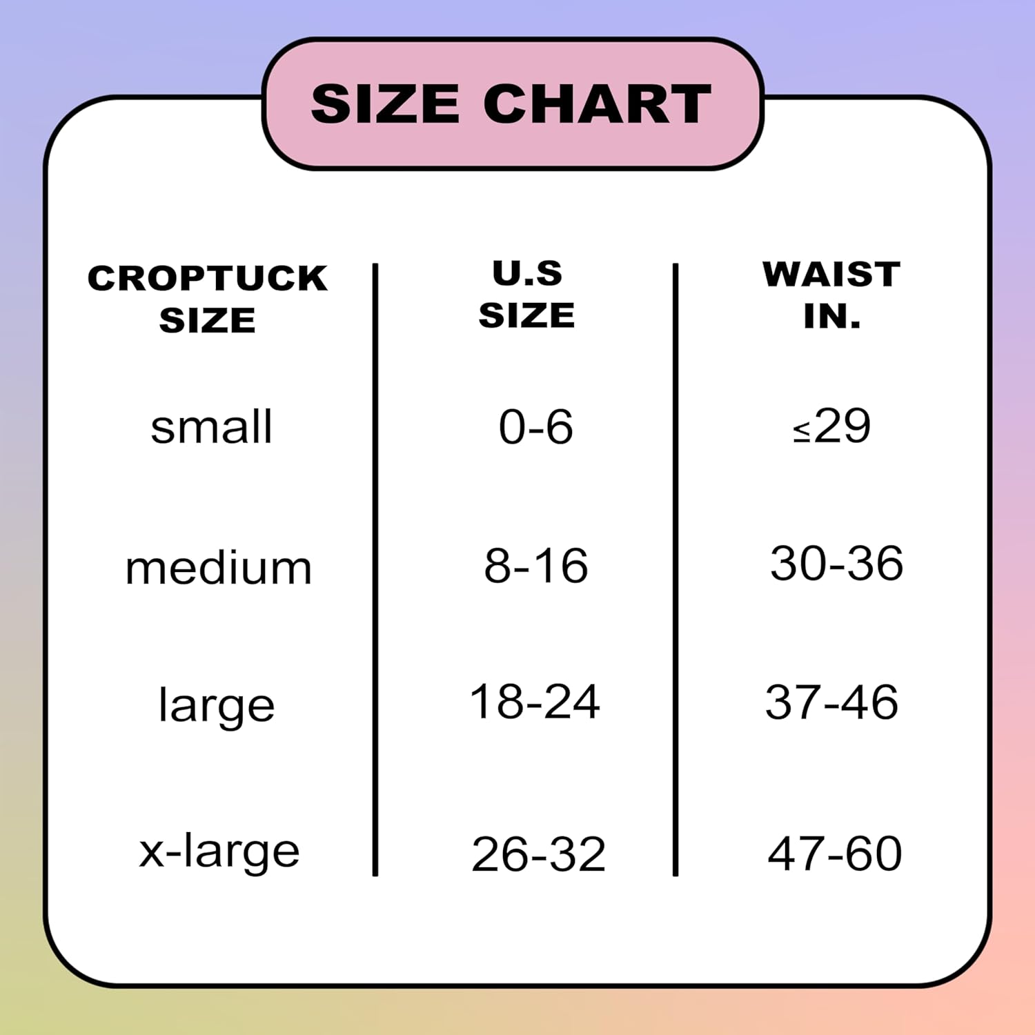 Croptuck Original Adjustable Crop Tuck Waist Band Tool for Tucking Shirt and Sweater Top Size - Image 4