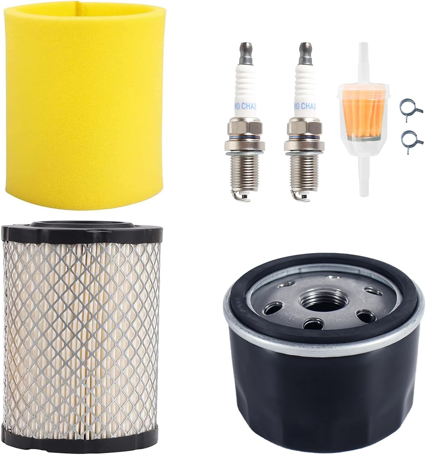 Z335E Z345R Air Filter Oil Filter Tune Up Kit for John Deer Z355E Z345M Z355R Z225 Z355E E120 Z235 Z335 Z345 Z355 LT150 46’’ 48’’ Mower w/ 17.5hp 19.5hp 20hp 21hp Engine
