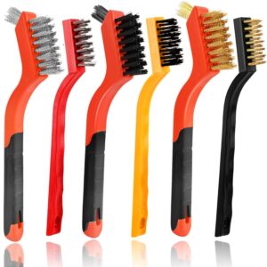 6pcs Wire Brushes for Cleaning Rust...