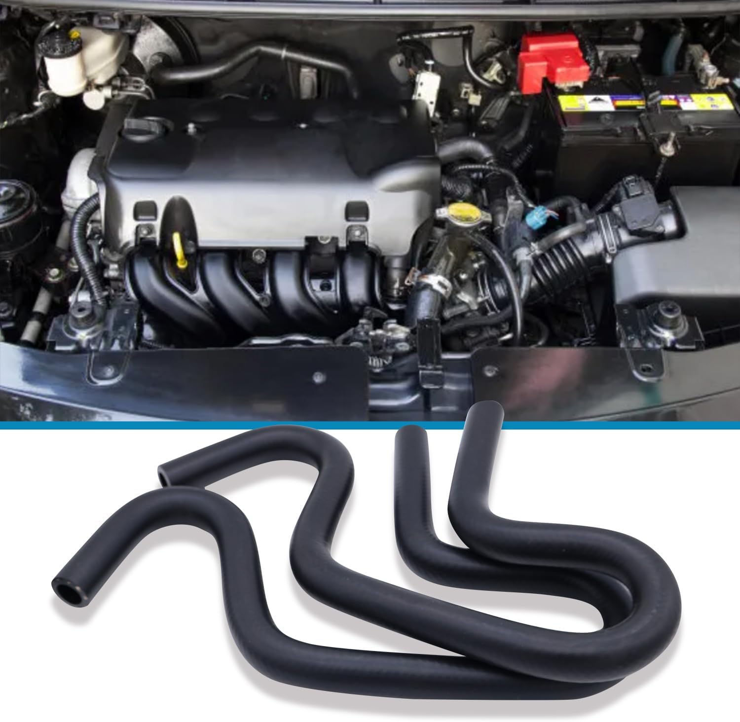 2 Pack 1/2" U-Cut Molded Curved Rubber Fuel Line Hose Elbow, 45 90 135 180 Degree Bends for Automotive and Marine Applications - Image 5