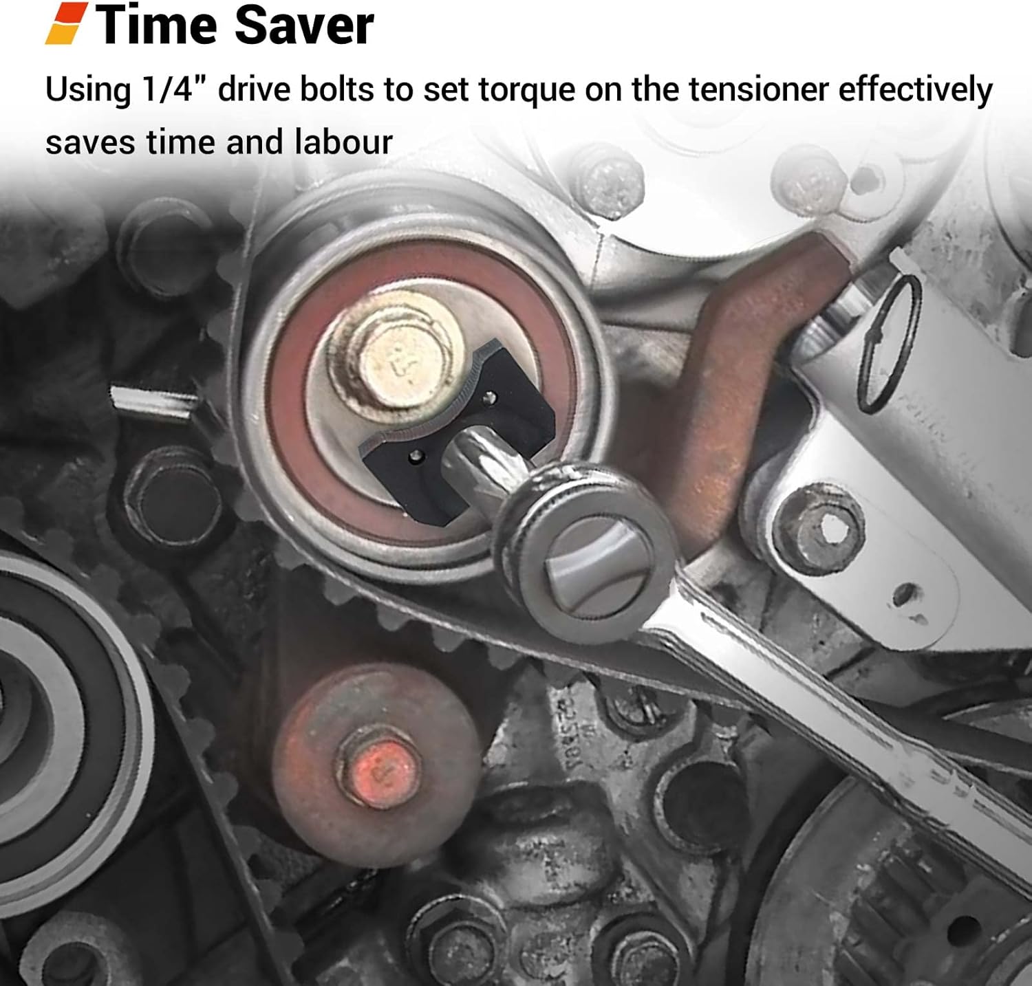 EWK Cam Timing Belt Tensioner Removal Tool Tension Pulley Wrench for Mitsubishi Hyundai - Image 4