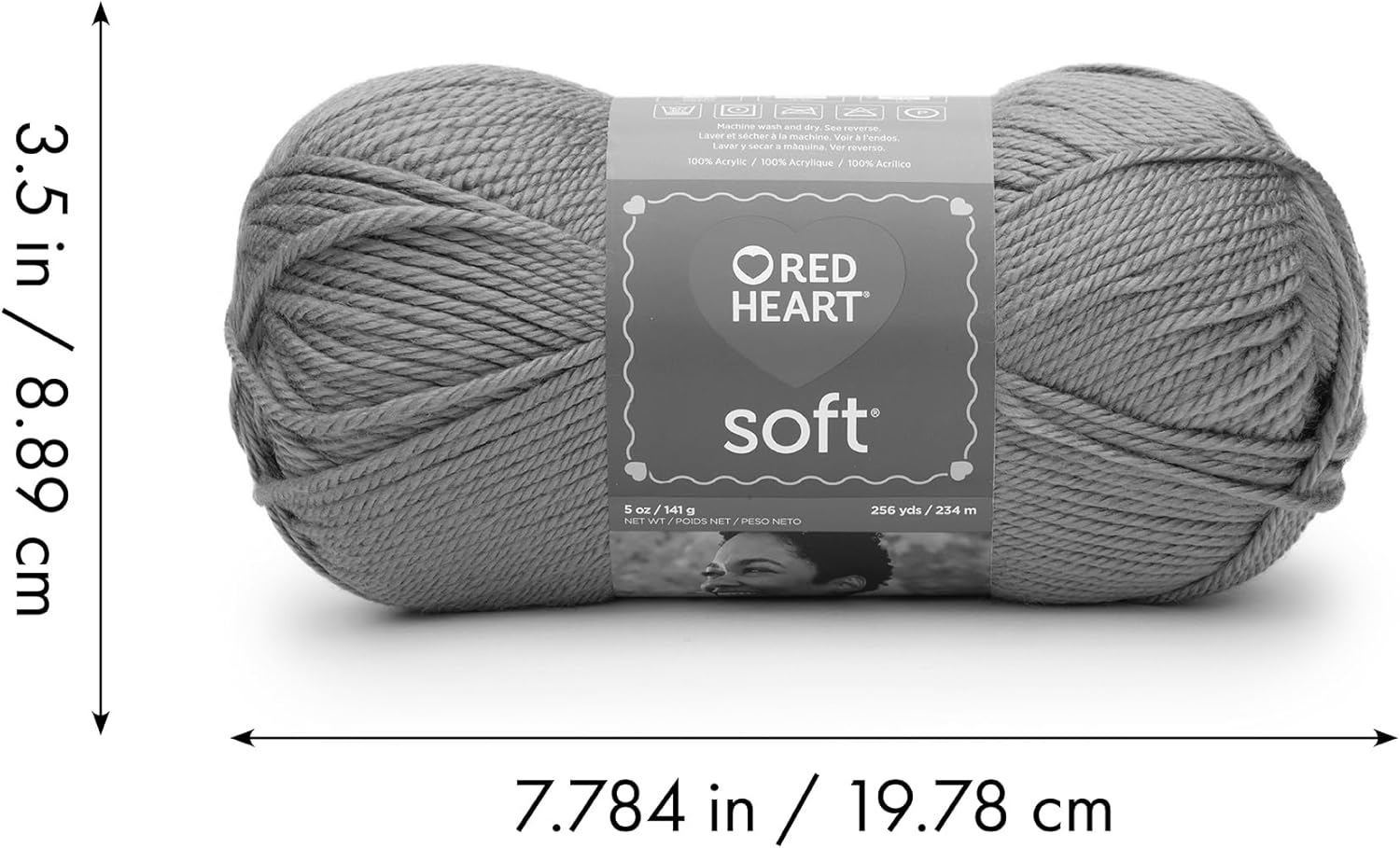 Red Heart Soft Wine Yarn - 3 Pack of 141g/5oz - Acrylic - 4 Medium (Worsted) - 256 Yards - Knitting/Crochet - Image 9