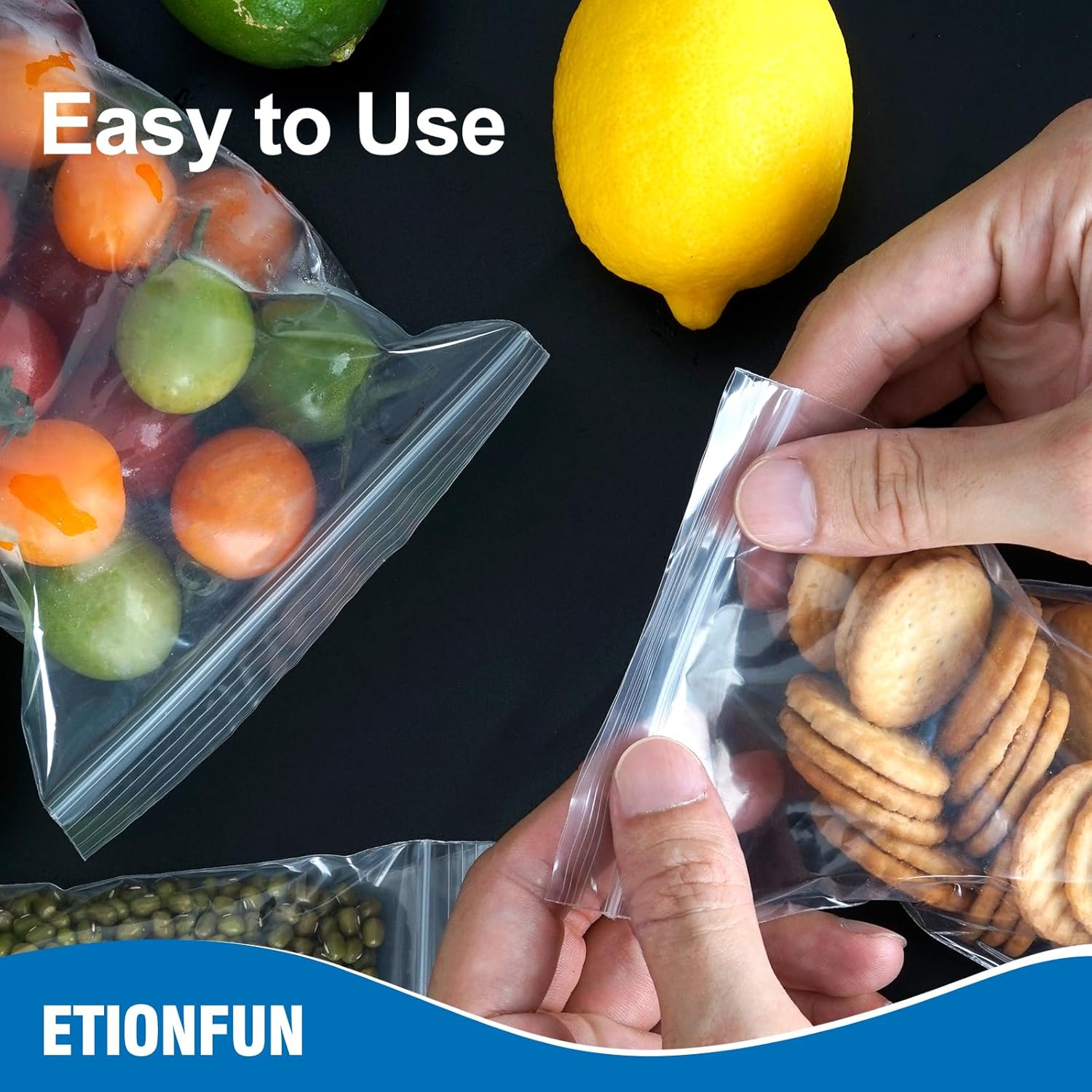 1000Pcs Small Plastic Bags 2x3 Inch, 2 Mil Clear Reclosable Poly Baggies for Packaging, Storage, Jewelry, Crafts, Food Safe Resealable Zip Bag - Image 3