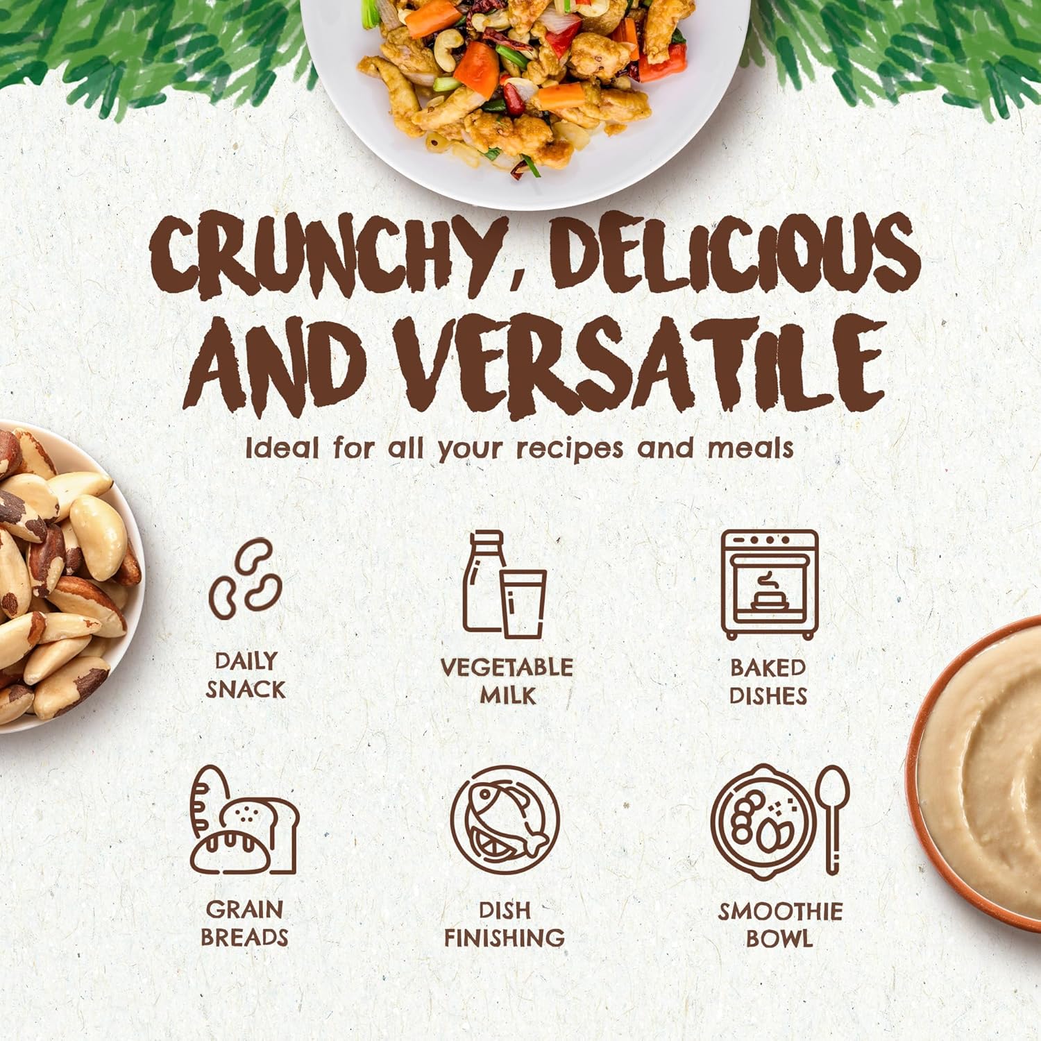 Snack The True Organic Brazil Nuts 7 oz – Raw and Unsalted – Kosher – Healthy-Rich in Vegetable Protein – Harvested in Amazon Rainforest – Fresh, Vegan and Gluten Free – Forest Up - Image 4