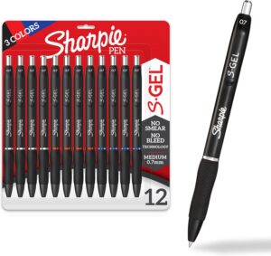 Sharpie S-Gel Gel Pens, Black Barre...