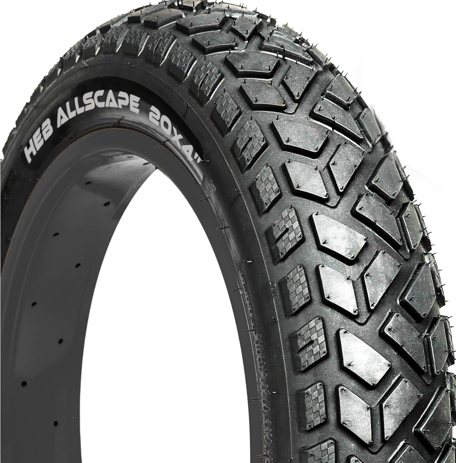 Allscape 20x4.0 Fat Tire E-Bike Tires – Heavy Duty 20 Inch Bike Tires for Electric Bikes & Mountain Bikes, All-Terrain Grip, Puncture Resistance, Trail Ready – 1 Pack – USA Customer Support