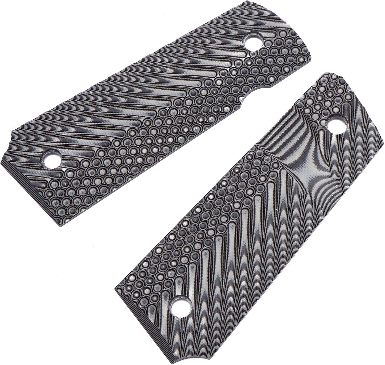 Guuun 1911 Slim Grips G10 Full Size Ambi Safety Cut Big Scoop OPS Tactical Texture - Image 3