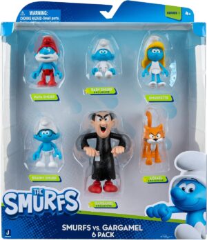 The Smurfs GARGAMEL VS Smurfs 6 Fig...