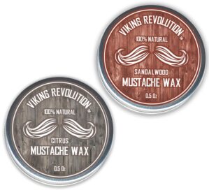 Viking Revolution Mustache Wax 2 Pa...
