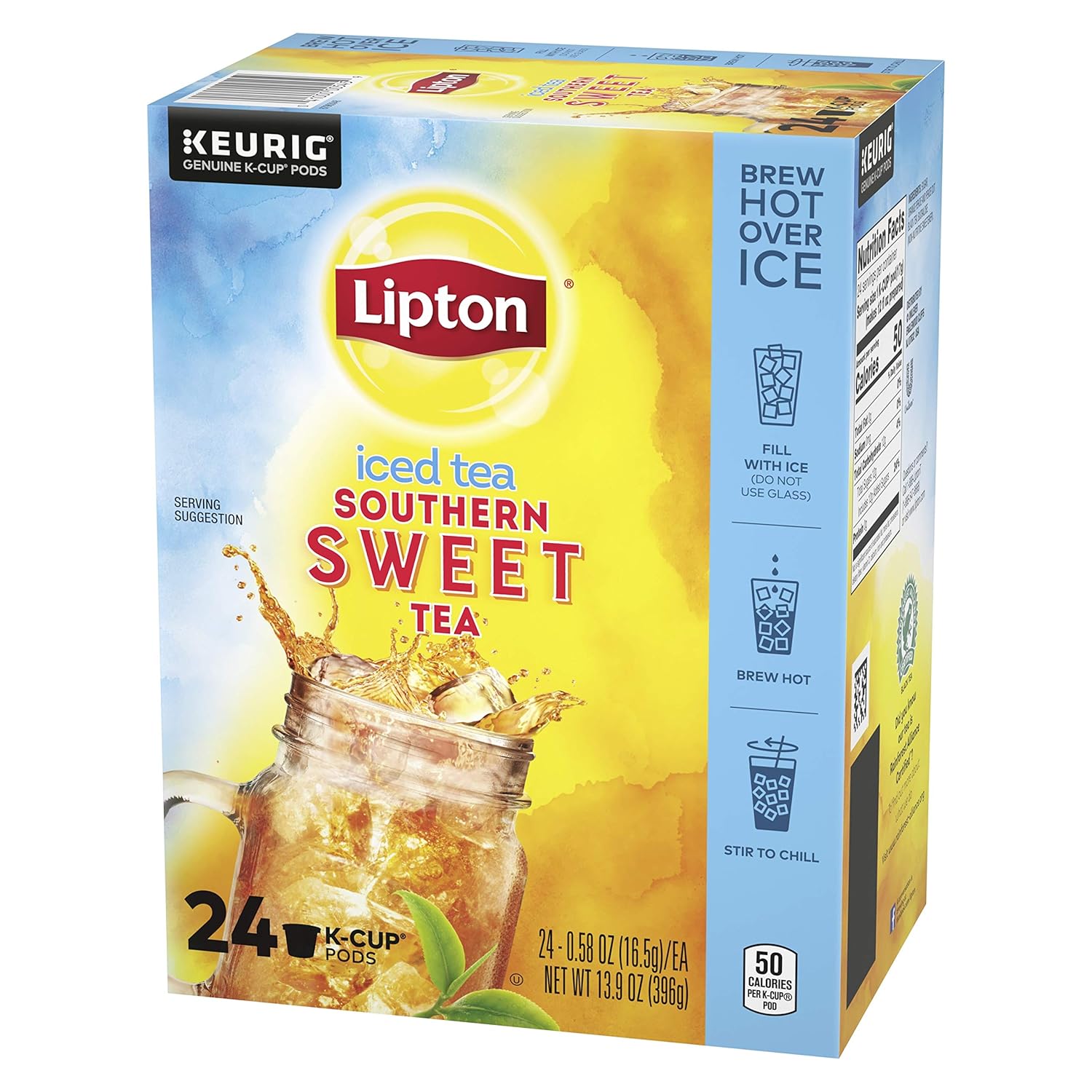 Lipton Iced Tea K-Cups, Southern Sweet Black Tea, 24 Total K-Cup Pods - Image 4