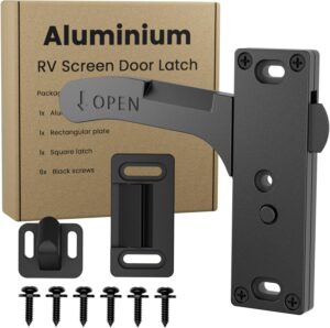 Safoner Aluminum RV Screen Door Lat...