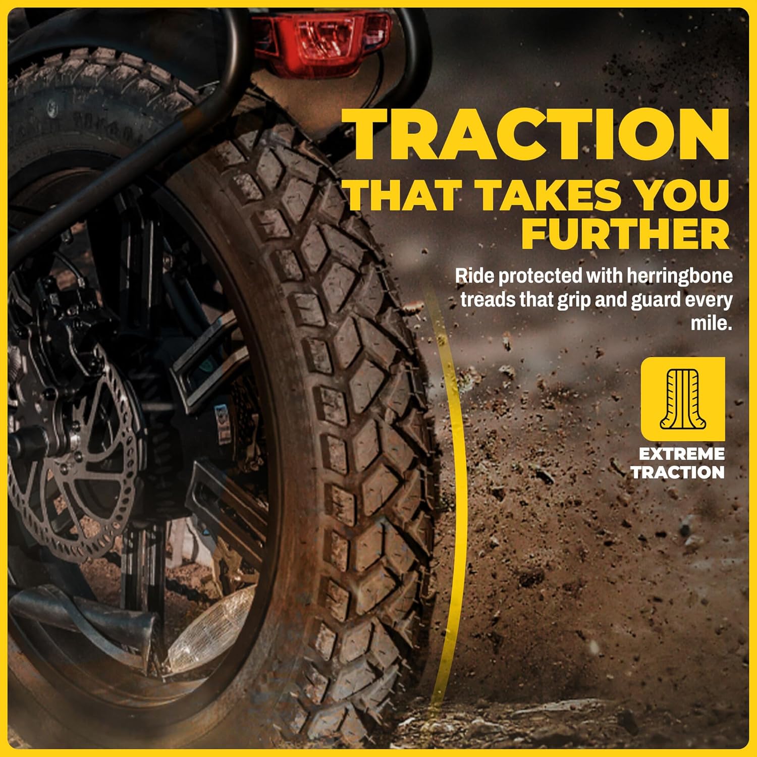 Allscape 20x4.0 Fat Tire E-Bike Tires – Heavy Duty 20 Inch Bike Tires for Electric Bikes & Mountain Bikes, All-Terrain Grip, Puncture Resistance, Trail Ready – 1 Pack – USA Customer Support - Image 4