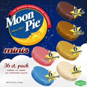 Moon Pie Minis 36 Pack. 6 Pies of E...