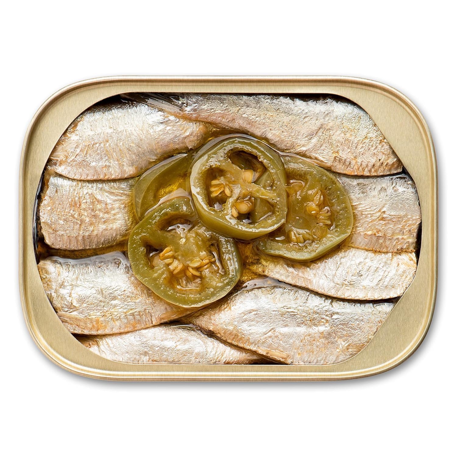 King Oscar Wild Caught Sardines in Extra Virgin Olive Oil, Hot Jalapeno Peppers, 3.75 Ounce (Pack of 12) (3480000656) - Image 5