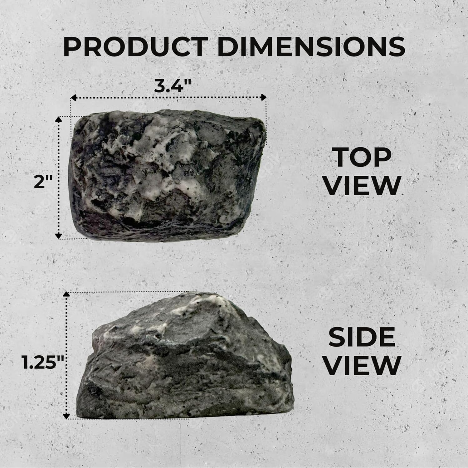 Hide a Key Rock for Outside, Realistic Fake Rock Key Hider - Weatherproof Outdoor Key Holder, Spare Key Storage for House, 3.4" x 2", Blends with Landscaping - Performore - Image 3