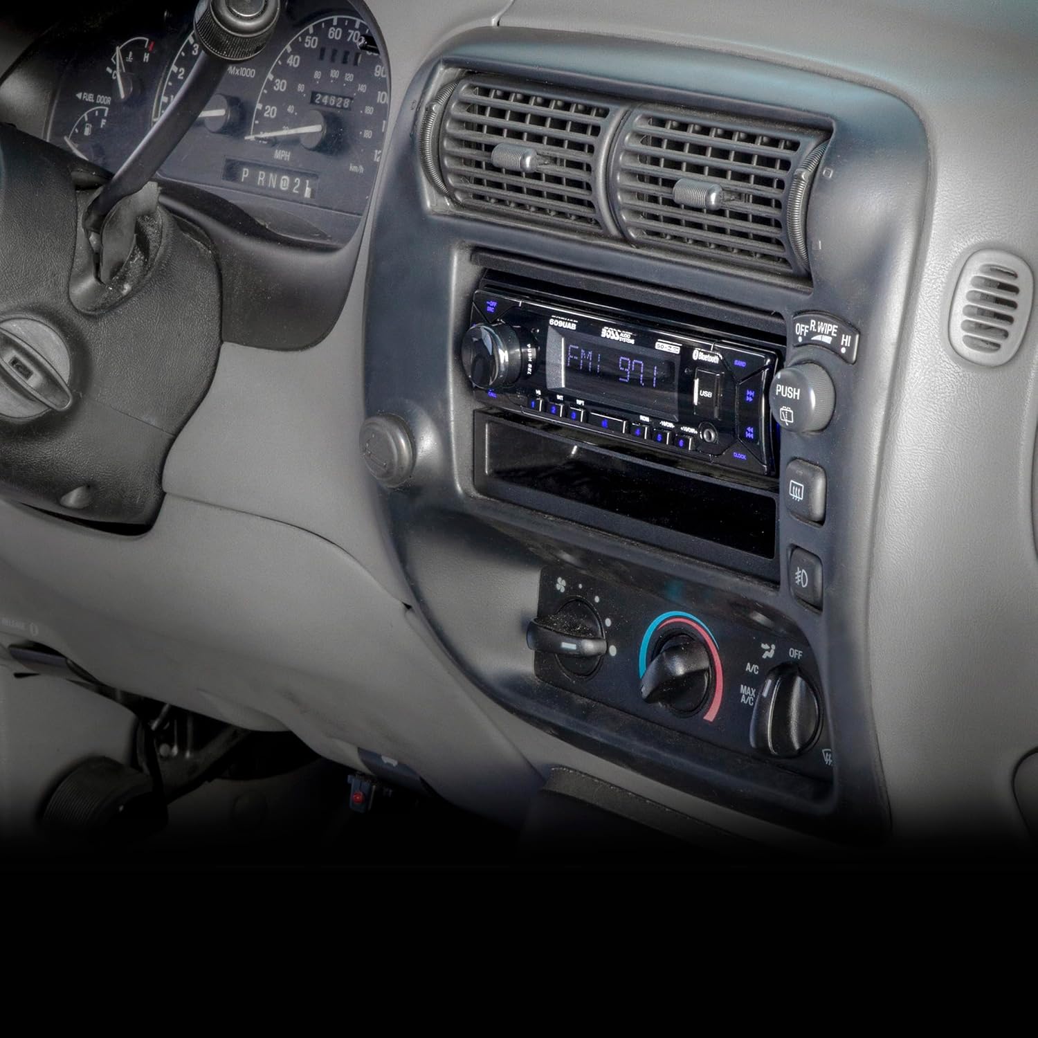 Scosche FD1327B Single DIN Dash Kit Compatible with Select 1995-11 Ford, Lincoln, Mazda and Mercury Vehicles - Car Stereo Install Kit - Single DIN Only - See Fit Guide in Images to Verify Your Vehicle - Image 7