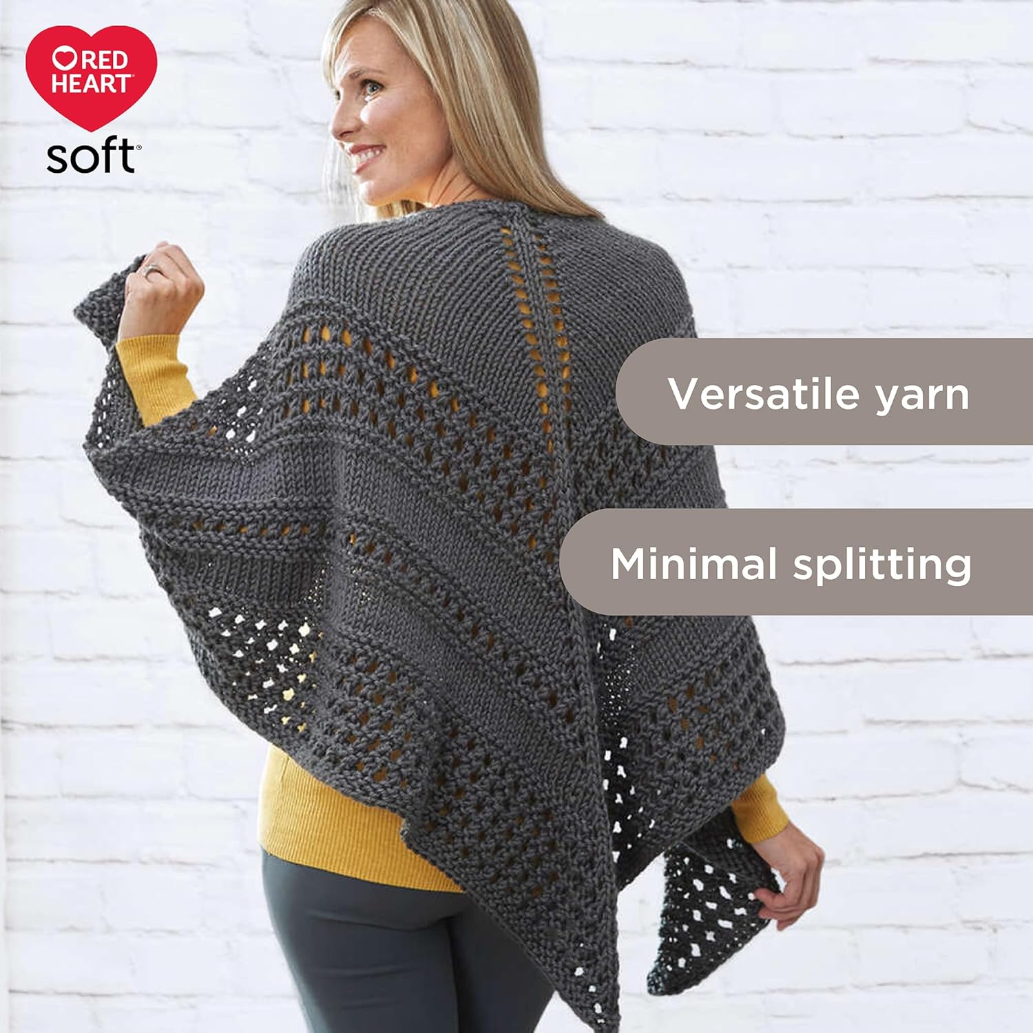 Red Heart Soft Wine Yarn - 3 Pack of 141g/5oz - Acrylic - 4 Medium (Worsted) - 256 Yards - Knitting/Crochet - Image 5