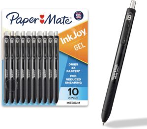 Paper Mate InkJoy Black Gel Pens Me...