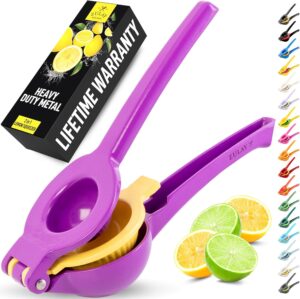 Zulay Kitchen Metal 2-in-1 Lemon Sq...