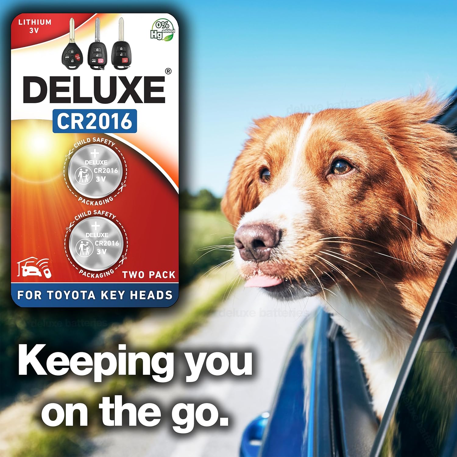 Key Fob Replacement Batteries for Toyota Traditional Key (Camry Corolla RAV4 Tacoma 4Runner Highlander Tundra Yaris Venza Prius c Avalon) Remote Head (Pack of 2) (Check Fitment Guide) - Image 6