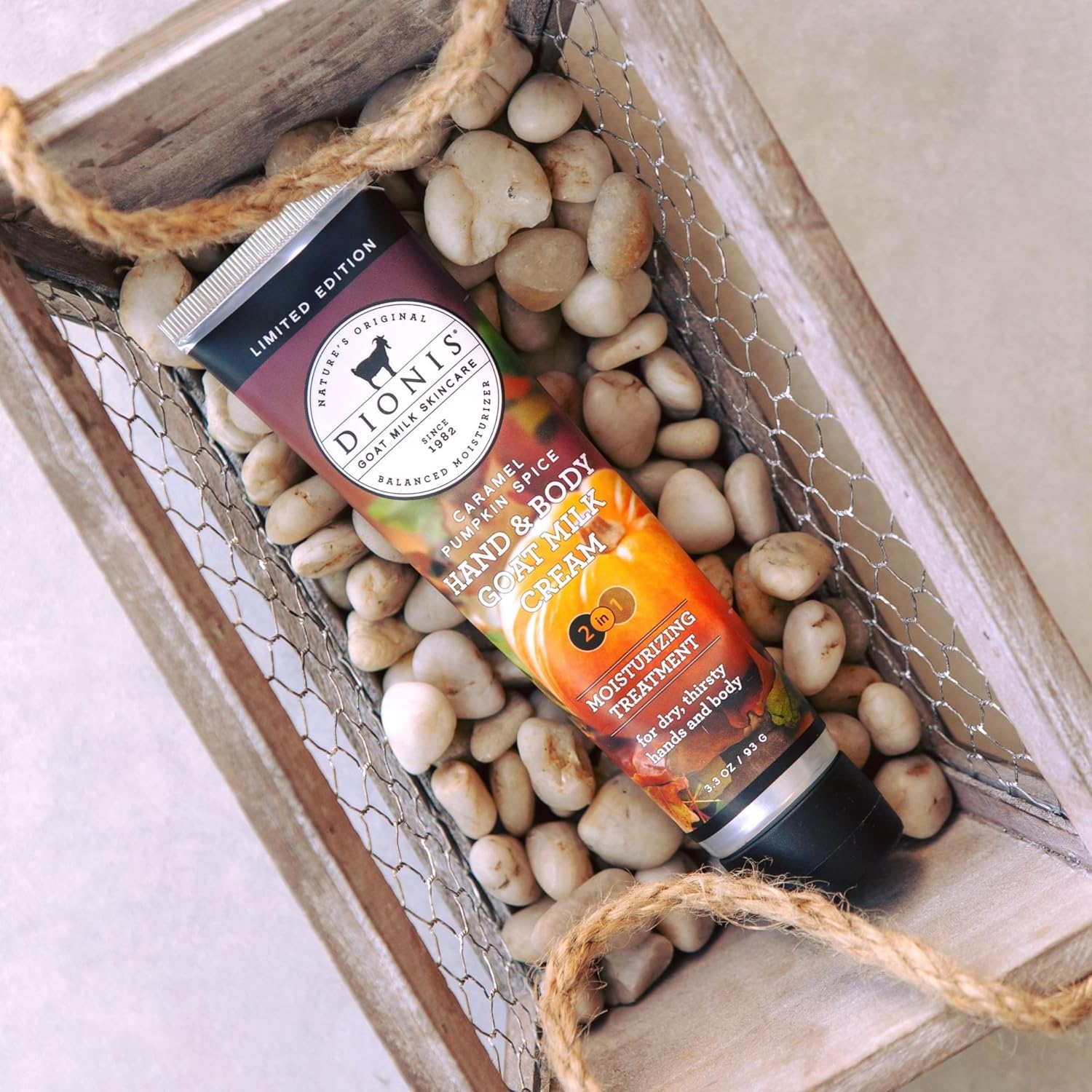 Dionis Goat Milk Hand & Body Cream Caramel Pumpkin Spice 3.3oz (Pack of 1) - Image 3