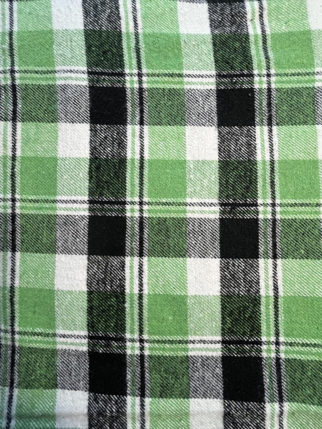 Inside/Outside Decorative Fabric Iron On Patches-Handmade in The USA - Set of 10 (Plaid 1-4" x 5") - Image 4