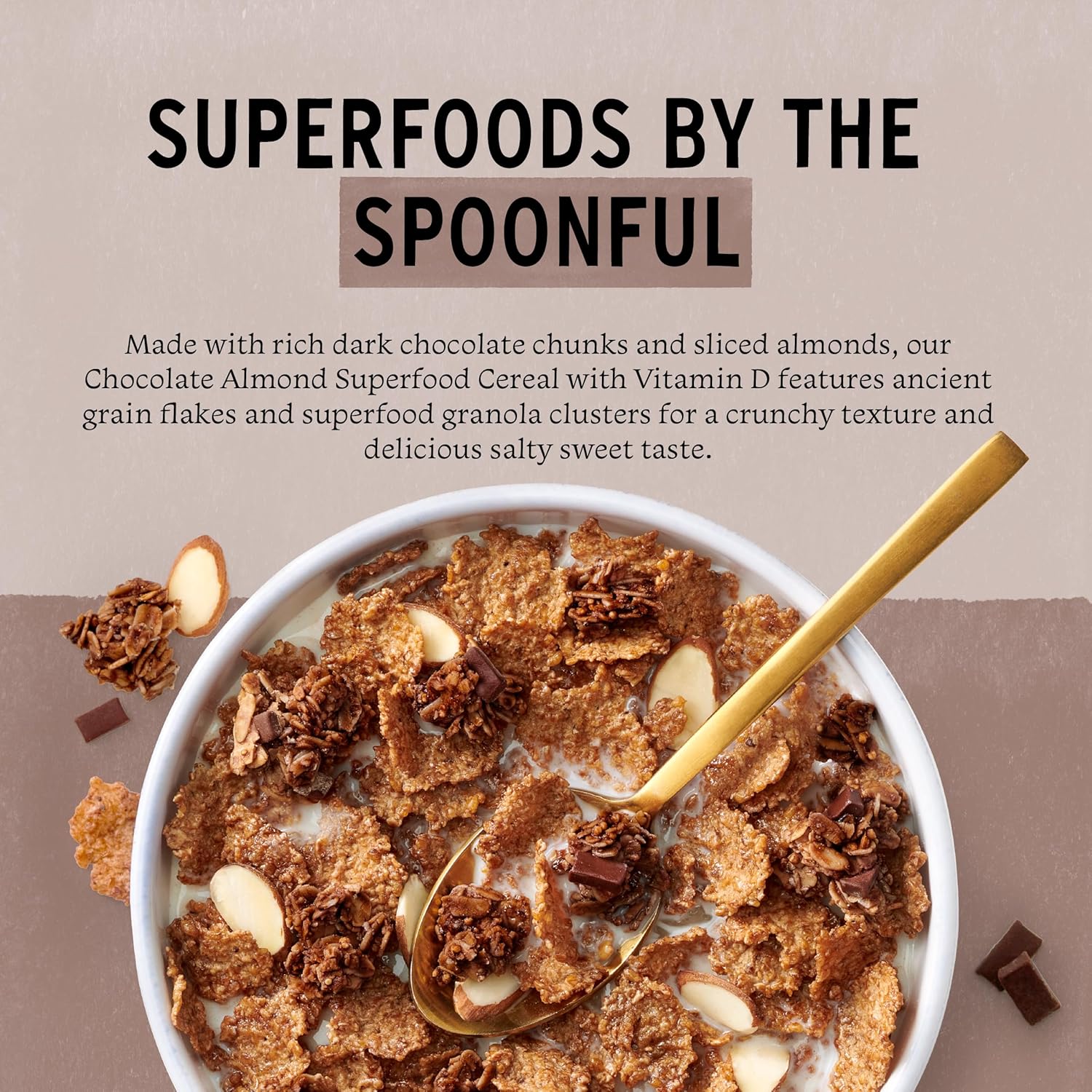 Purely Elizabeth, Cereal Superfood Chocolate Almond, 11 Ounce - Image 3