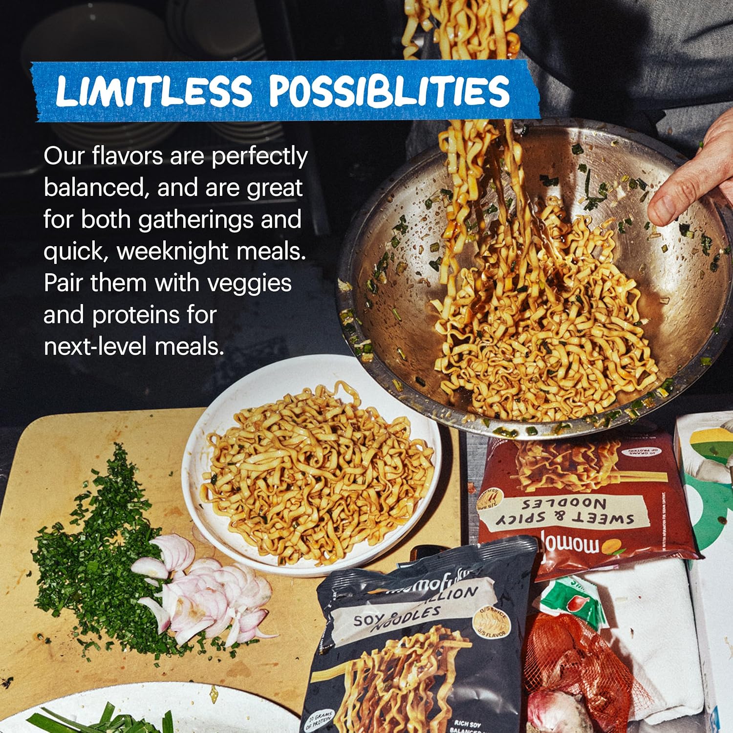 Momofuku Tingly Chili Ramen Noodles by David Chang, 4 Pack of Restaurant Quality Instant Noodles Now with More Sauce & 11g of Protein - Image 5