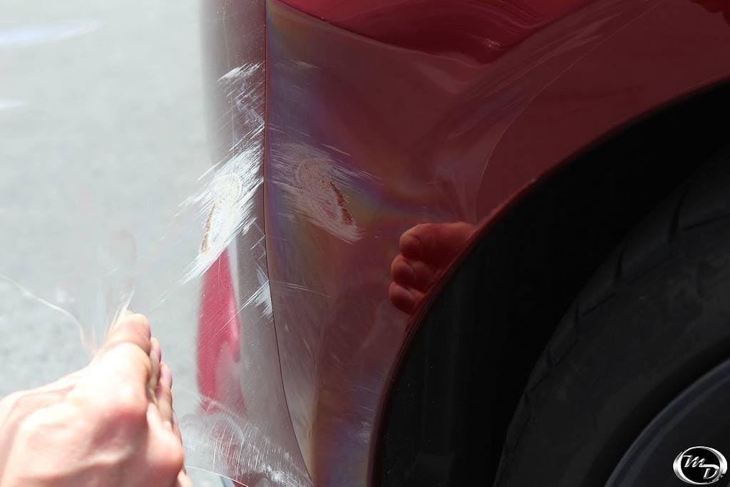 VViViD Clear Paint Protection Bulk Vinyl Wrap Film Including 3M Squeegee and Black Felt Applicator (54 Inch x 60 Inch) - Image 4