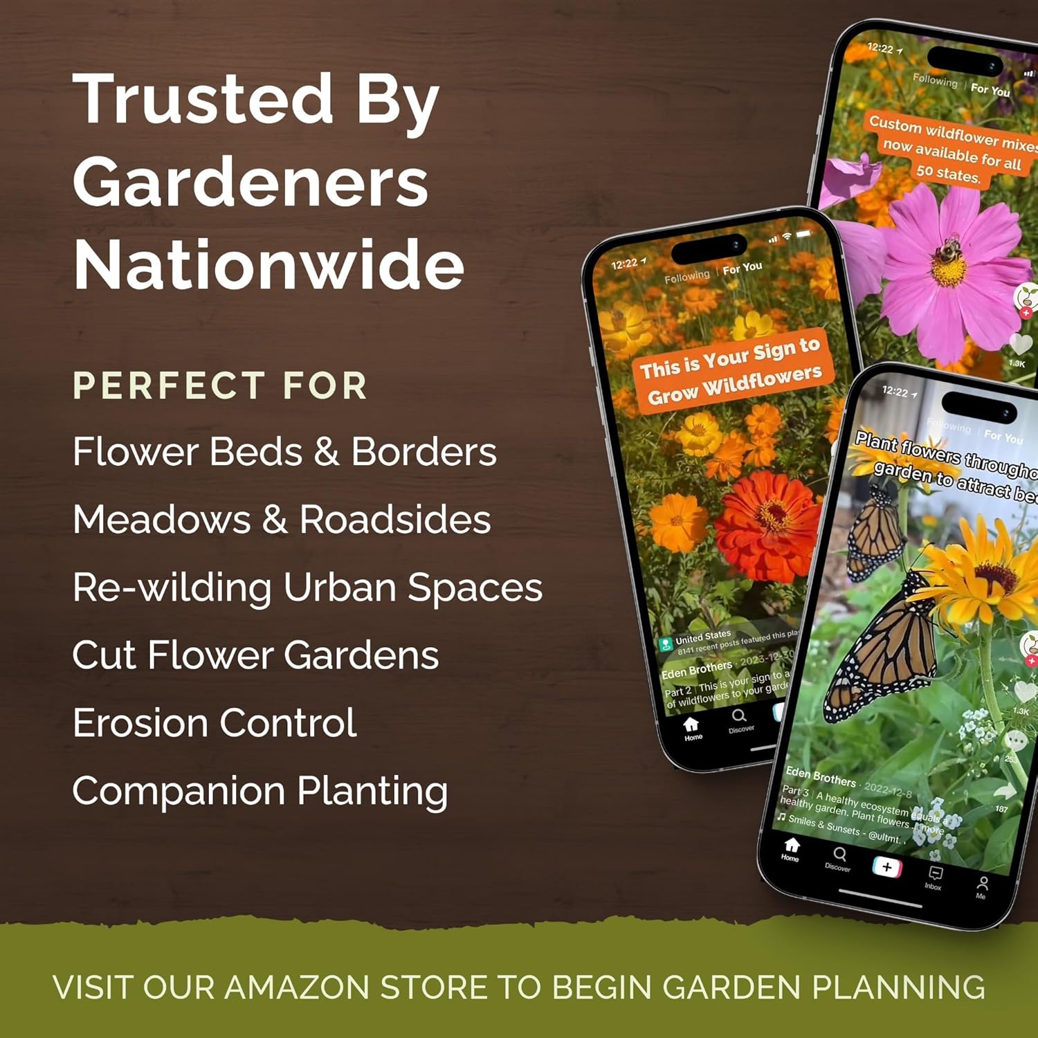 Eden Brothers Zinnia Seeds - Queen Lime Red, Non-GMO Seeds for Planting, Packet | Low-Maintenance Flower Seeds, Plant During Spring, Zones 3, 4, 5, 6, 7, 8, 9, 10 - Image 5