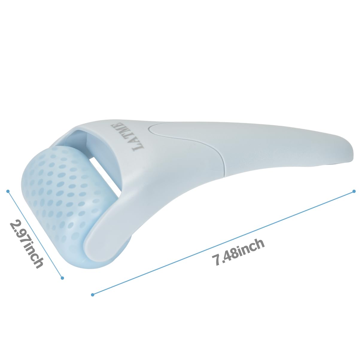 LATME Ice Roller for Face Eyes,Womens Gifts,Face Massager Roller Puffiness Migraine Pain Relief and Minor Injury (Smoggy Blue) - Image 7