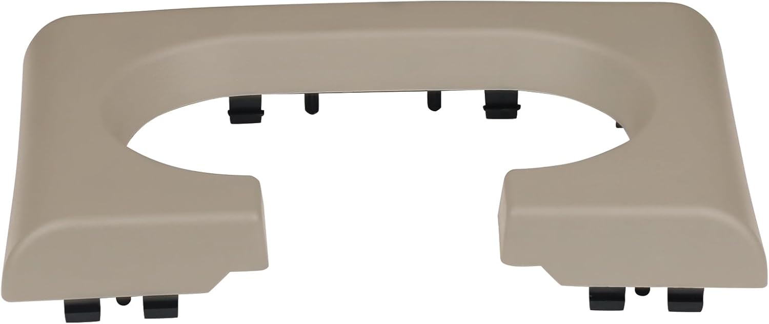 Center Console Cup Holder Replacement Pad Compatible with 2004-2014 Ford F150 Truck Accessories Cupholder Armrest Cover Trim (Tan/Beige) - Image 6