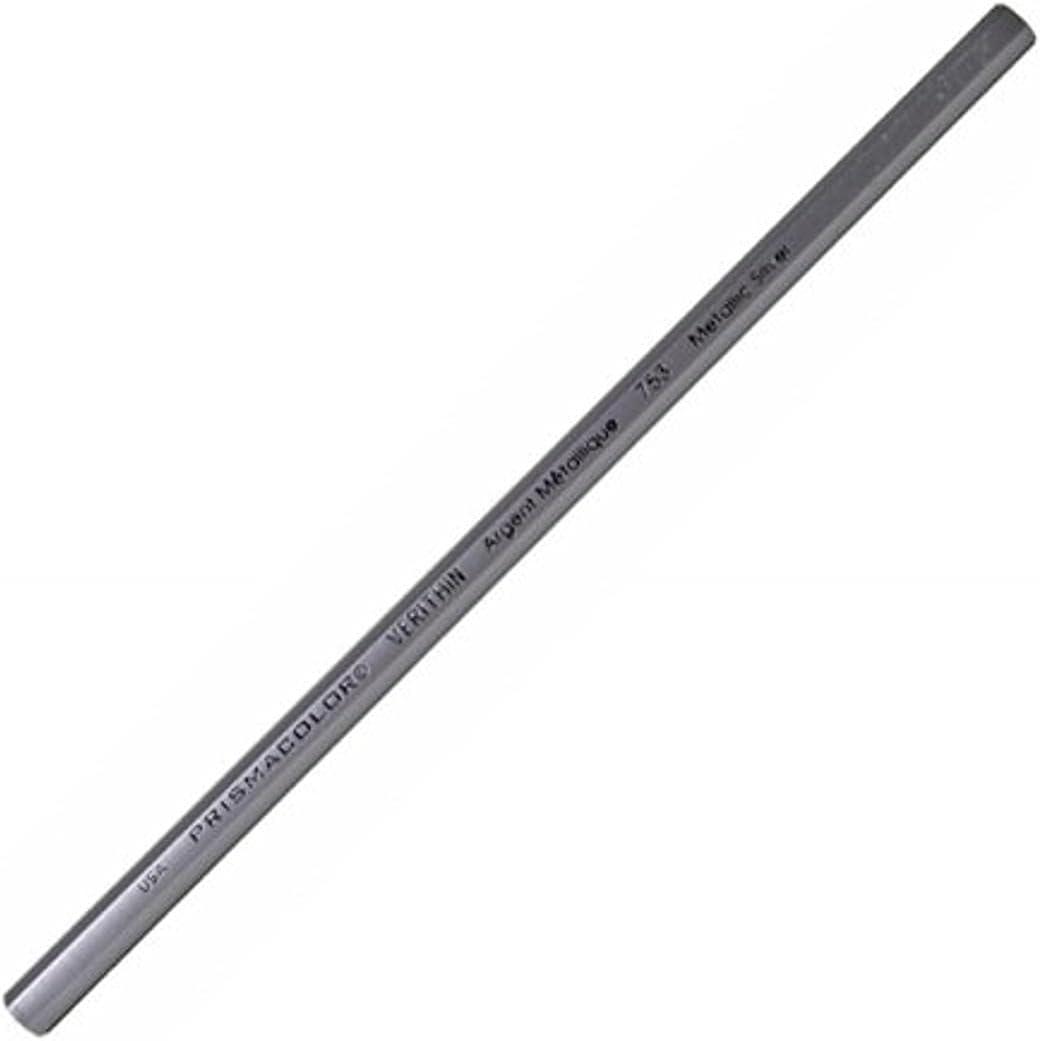 Prismacolor Verithin Colored Pencils, Metallic Silver, (02460) ( Pack Of 12 )