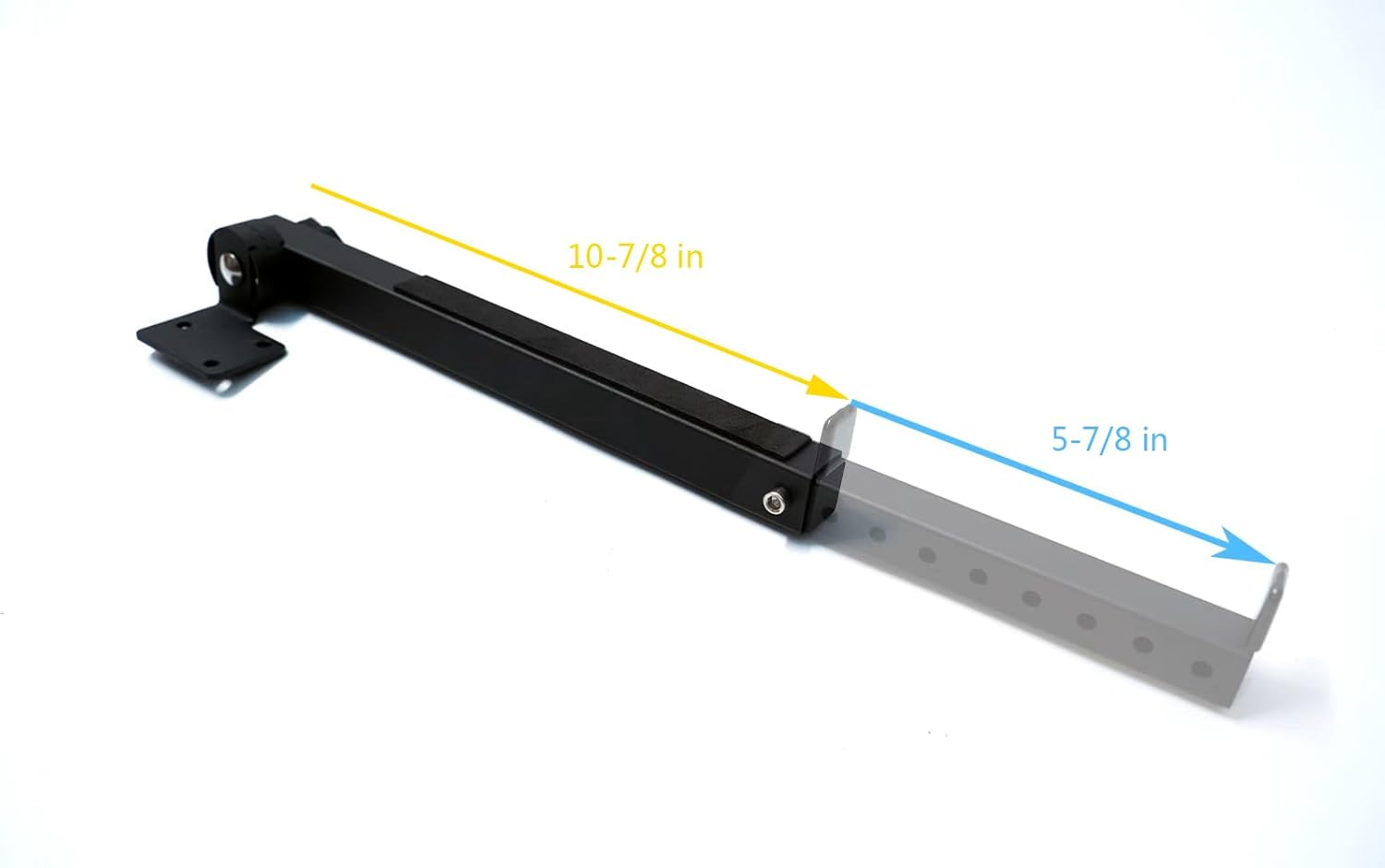 Heavy-Duty Steel Slatwall piano wall mount ,Can be rotated by 180°,Telescoping Arms (12"-18") for Keyboard Holder,Piano Stand,Piano Keyboard Stand, Music Production Equipment(1 Pair) - Image 2