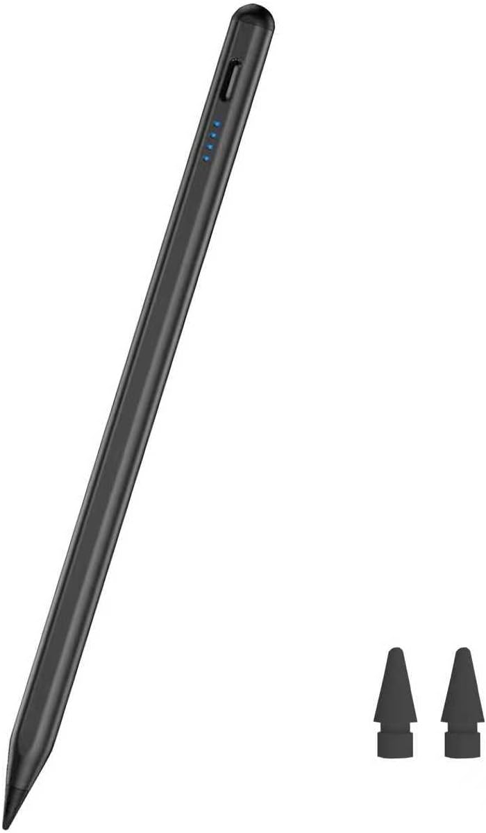Stylus Pen for AMZ HD 10, Max 11, HD 8 Stylists Tablets, iPad, iPhone, Samsung, Lenovo, Pixel, and All Touch Devices (Black)