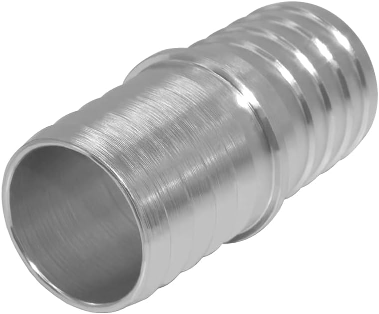 3/4 Inch Hose Barb Splice Coupler Repair Fitting, Aluminum Adapter Connector Radiator Coolant Intercooler Heat Exchanger Fluid Designed (1 pcs) - Image 2