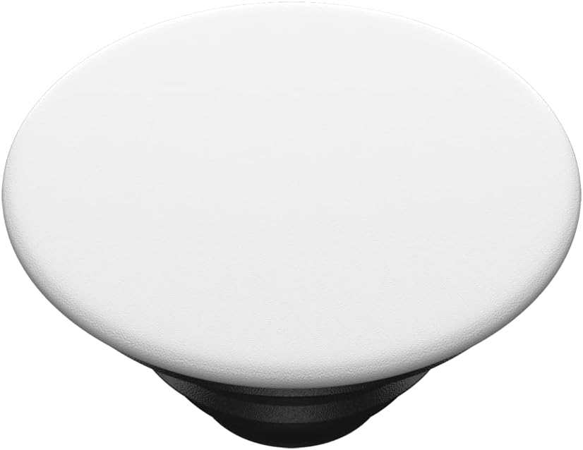 PopSockets Phone Grip with Expanding Kickstand, Adhesive Grip - White on Black - Image 4