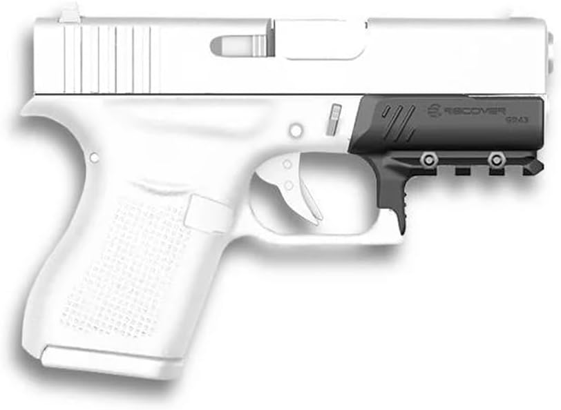 Recover Tactical Picatinny Rail for Glock, Glock MOS, S&W Shield 9mm, SW40, Sig P365 (Must Select Your Model Below), Easy Install, No Mods Required - Image 3