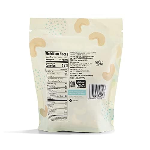 365 by Whole Foods Market, Organic Dry Roasted & Salted Cashews, 10 Ounce - Image 2