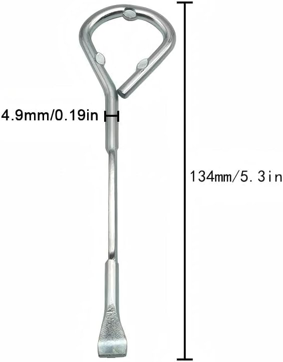 Metal Paint Can Opener Bottle Opener Steel Paint Can Opening Tool Multifunctional Painter Tool Can Opener 4 Pack (4) - Image 2